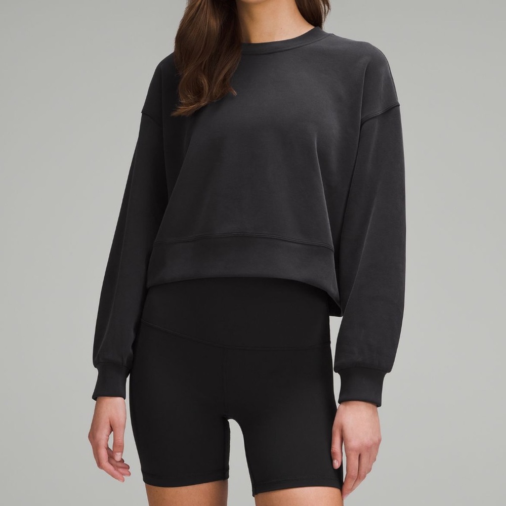 Softstreme Perfectly Oversized Cropped Crew - Size 4